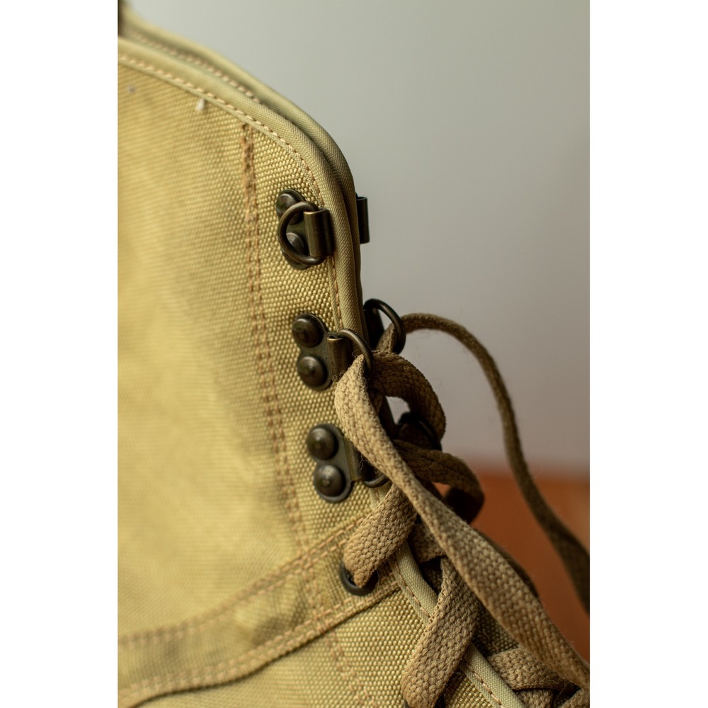 Vtg Hodgman Lakestream Canvas Wading Boots Style 19202 Mens Size 12 Lug Sole - Picture 7 of 8